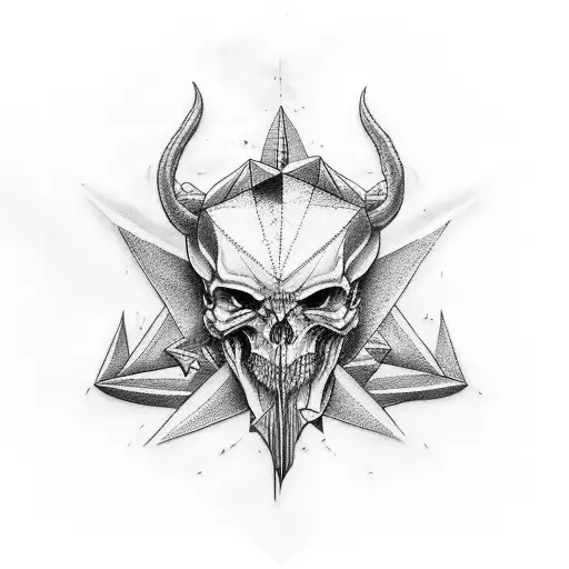 iluminati gates of hell tattoo design idea