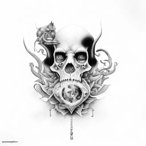 sleep paralysis  tattoo design idea