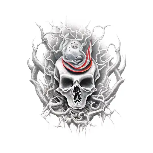 sleep paralysis omen of death tattoo design idea