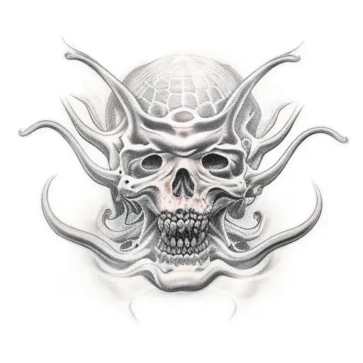 God from hell   tattoo design idea