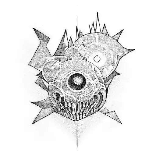 sleep paralysis  tattoo design idea