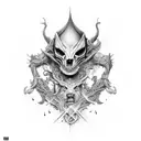 sleep paralysis  tattoo design idea