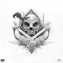 sleep paralysis  tattoo design idea