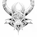 sleep paralysis tattoo design idea