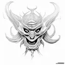 sleep paralysis demon tattoo design idea