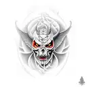 lucifer hell tattoo design idea