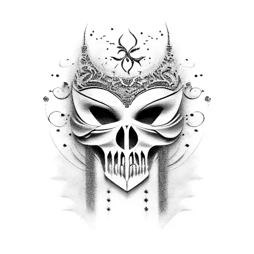 phantom of the opera tattoo design idea