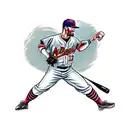 baseball pitcher brother angel horse metal 31 tattoo design idea