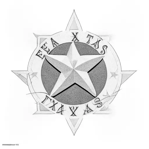 texas rangers with peagle tattoo design idea