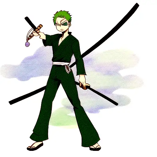 zoro  tattoo design idea