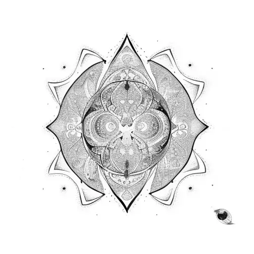 nazanin name with moon with butterfly effect  tattoo design idea