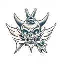 devil tattoo design idea