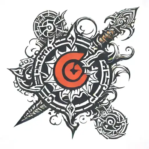 god of war symbol we will be the gods we choose to be tattoo design idea