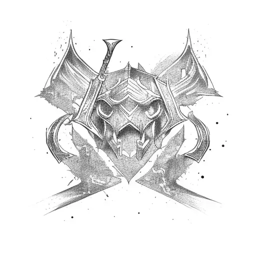 Skyrim tattoo design idea