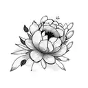 A Spring-themed collage featuring a weed plant, blooming flowers, and a playstation controller tattoo design idea