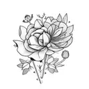 A Spring-themed collage featuring a weed plant, blooming flowers, and a playstation controller tattoo design idea