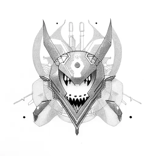 digimon tattoo design idea