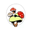 mushroom goddess  tattoo design idea