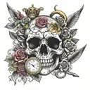 Every minute counts  tattoo design idea