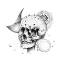 la donna cannone di francesco de Gregori  tattoo design idea