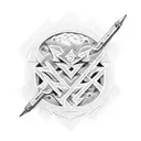 blink 182 logo  tattoo design idea