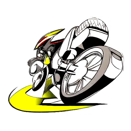 sportbike tattoo design idea