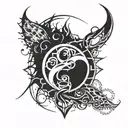 Incorporate iconic nu metal band logos into a sleeve design tattoo design idea
