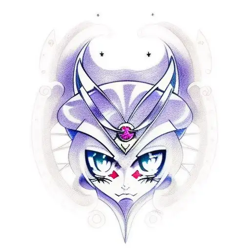 Sailor Moon tattoo design idea