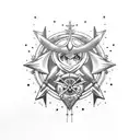 Celestial Sailor Moon tattoo design idea