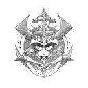 Celestial Sailor Moon tattoo design idea