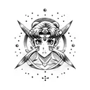 Sailor Moon tattoo design idea