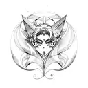Sailor Moon tattoo design idea