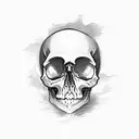 Skull tattoo design idea