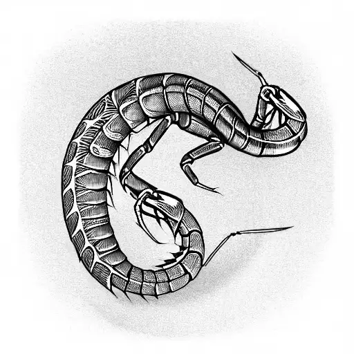 scolopendra tattoo design idea