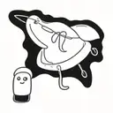 Mango tattoo design idea