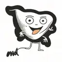 Mango tattoo design idea