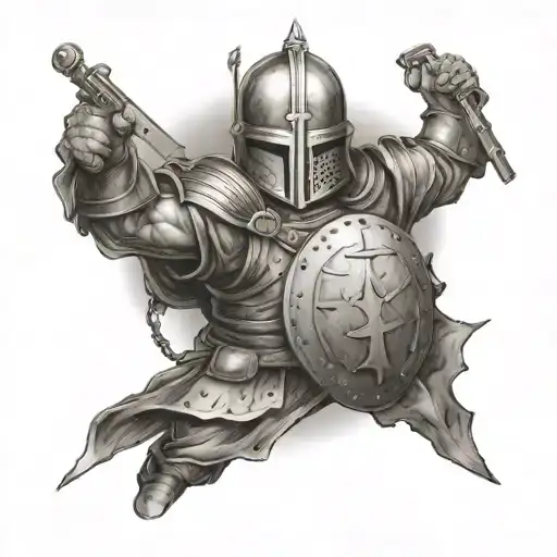 god gives his toughest battles to his strongest soldiers tattoo design idea