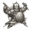 god gives his toughest battles to his strongest soldiers tattoo design idea