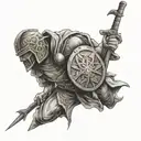 god gives his toughest battles to his strongest soldiers tattoo design idea