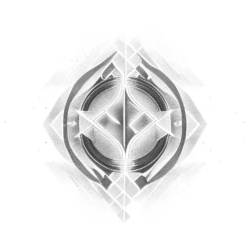 audio waveform with music and stars and Vega name tattoo design idea