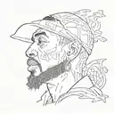 999, Young Dolph Dolphin, Nipsey Hussle TMC, Blue Slide Park tattoo design idea