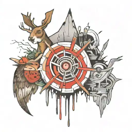 rendition of radiohead songs tattoo design idea