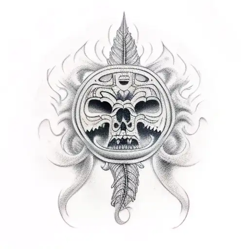 Mapuche tattoo design idea