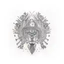 Mapuche tattoo design idea