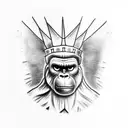 King Kong as the Statue of Liberty tattoo design idea