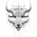 write out the name Oz tattoo design idea