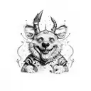 write out the name Oz tattoo design idea