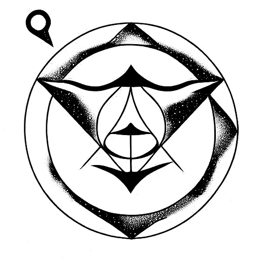 Capricorn Aquarius tattoo design idea