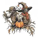 scarecrows  tattoo design idea