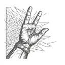 memorabilia piece that can be placed on the top of my forearm. must include a hand that is reaching to the sky tattoo design idea